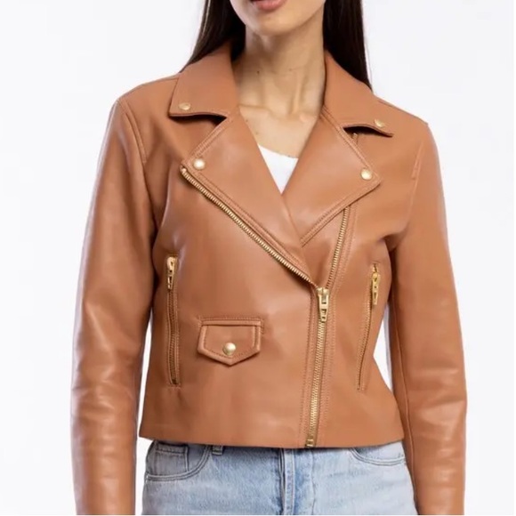 Blank NYC Jackets & Blazers - BLANK NYC Faux Leather Moto Jacket. Size: Small. Great condition